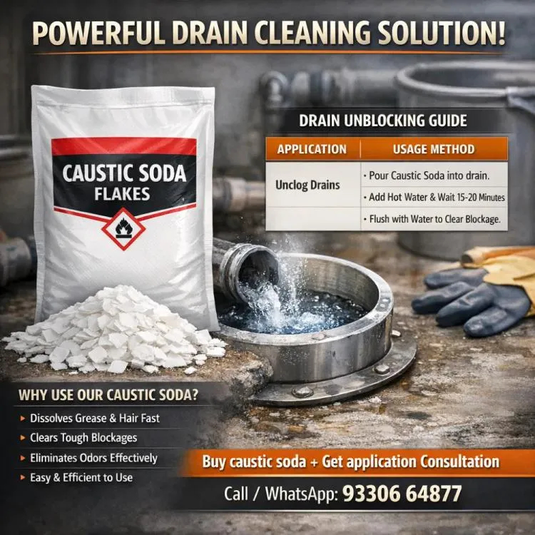 CAUSTIC SODA FLAKES 500 KG